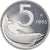 Moneda, Italia, 5 Lire, 1995, Rome, Proof, FDC, Aluminio, KM:92