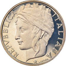 Moneta, Włochy, 50 Lire, 2001, Rome, Proof, MS(65-70), Miedź-Nikiel, KM:183