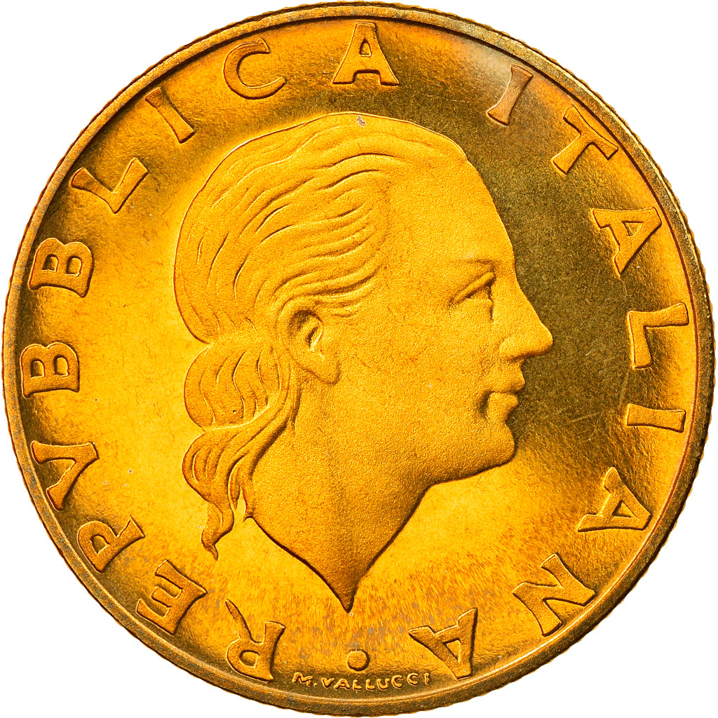 Moneta, Italia, 200 Lire, 1990, Rome, Proof, FDC, Alluminio-bronzo, KM:135