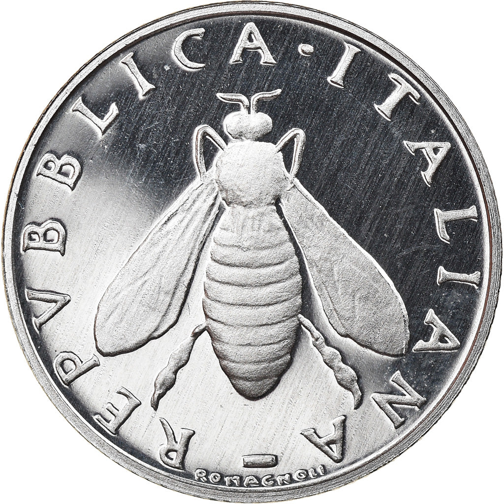 Coin, Italy, 2 Lire, 1998, Rome, Proof, MS(65-70), Aluminum, KM:94