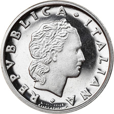 Coin, Italy, 50 Lire, 1995, Rome, Proof, MS(65-70), Stainless Steel, KM:95.2