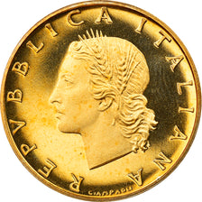 Coin, Italy, 20 Lire, 1996, Rome, Proof, MS(65-70), Aluminum-Bronze, KM:97.2