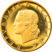 Coin, Italy, 20 Lire, 2000, Rome, Proof, MS(65-70), Aluminum-Bronze, KM:97.2