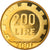 Monnaie, Italie, 200 Lire, 2001, Rome, Proof, FDC, Aluminum-Bronze, KM:105