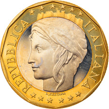 Moneta, Włochy, 1000 Lire, 2000, Rome, Proof, MS(65-70), Bimetaliczny, KM:194