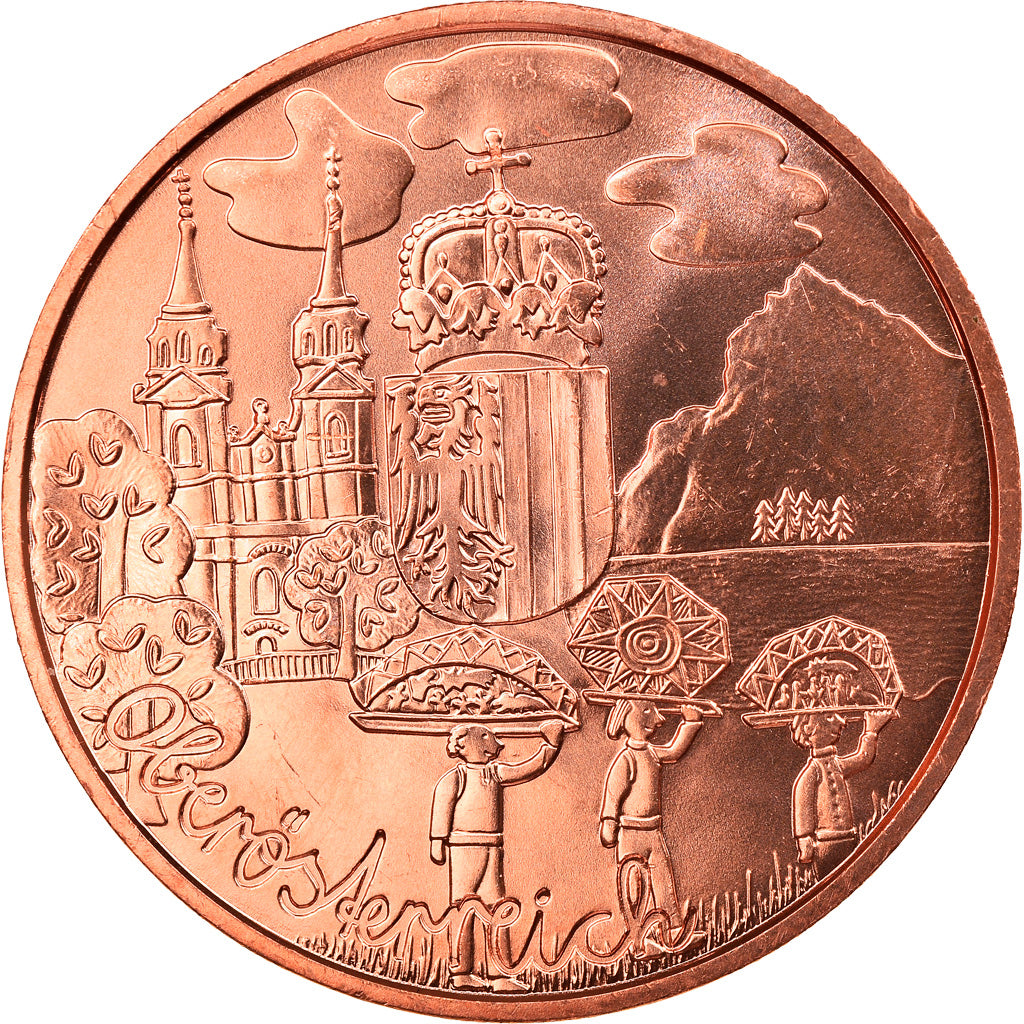 Österreich, 10 Euro, Oberösterreich, 2016, Proof, STGL, Kupfer