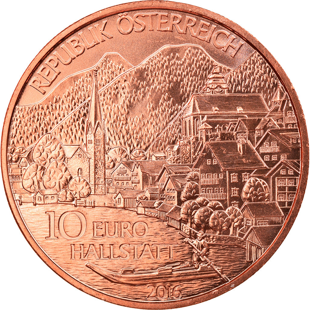 Österreich, 10 Euro, Oberösterreich, 2016, Proof, STGL, Kupfer
