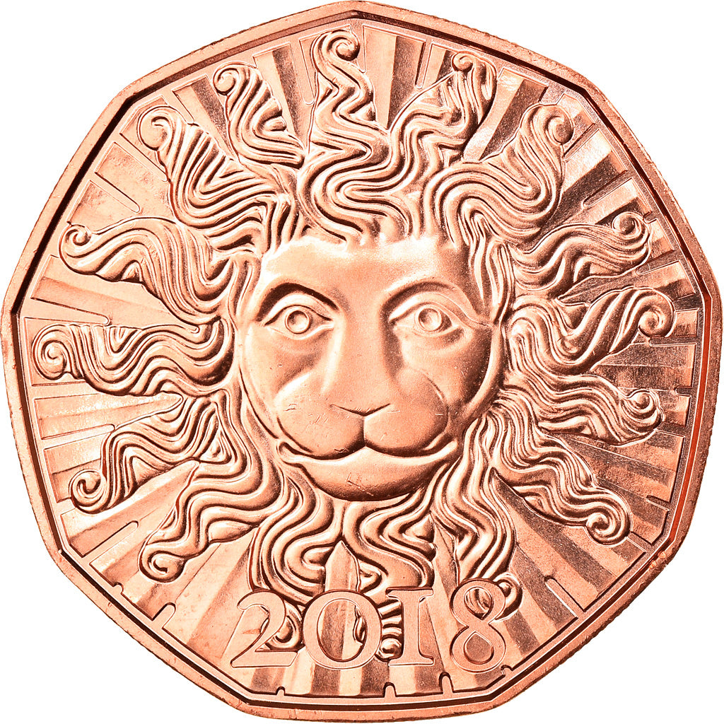 Austria, 5 Euro, New Year Coin 2018, 2018, Proof, MS(65-70), Copper