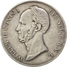 NETHERLANDS, 2-1/2 Gulden, 1849, KM #69.2, VF(30-35), Silver, 38, 24.79