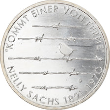 Alemania, 20 Euro, Nelly Sachs, 2016, Hambourg, Proof, FDC, Plata