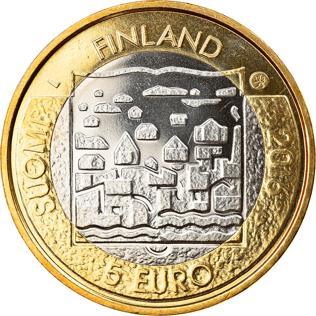 Finland, 5 Euro, Juho Ståhlberg, 2016, Proof, MS(65-70), Bi-Metallic
