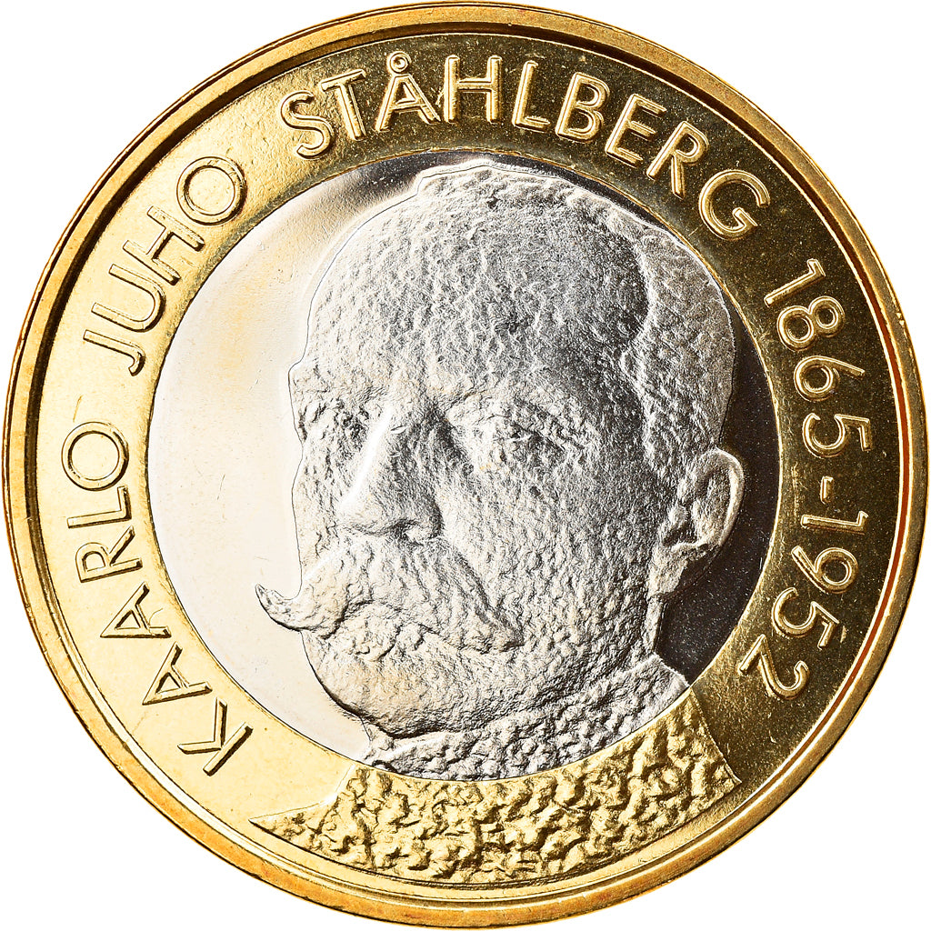 Finnland, 5 Euro, Pehr Evind Svinhufvud, 2016, Proof, STGL, Bi-Metallic