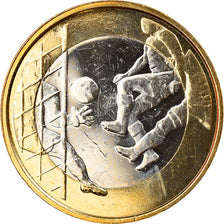 Finland, 5 Euro, Football, 2016, Proof, MS(65-70), Bi-Metallic