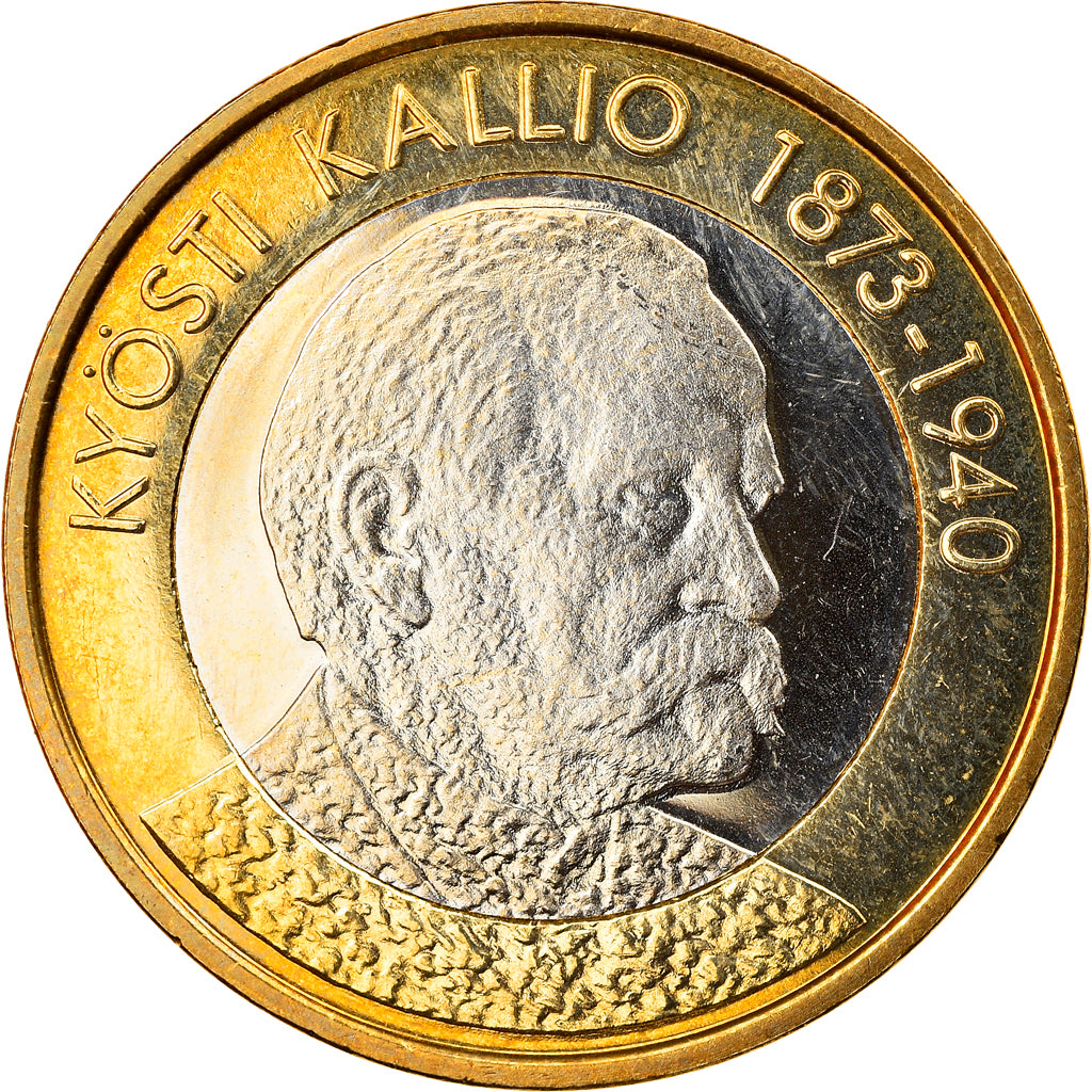 Finland, 5 Euro, Kyosti Kallio, 2016, Proof, MS(65-70), Bi-Metallic