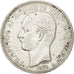 Grecia, George I, 5 Drachmai, 1876, Paris, MB+, Argento, KM:46