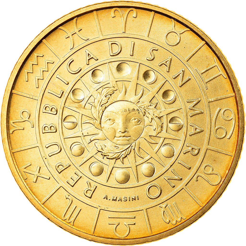 San Marino, 5 Euro, Aries, 2018, Proof, MS(65-70), Bi-Metallic