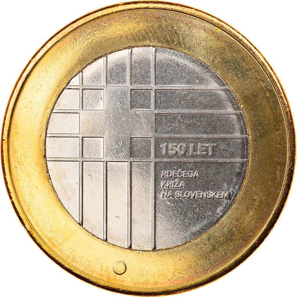 Slovenia, 3 Euro, Red Cross, 2016, Proof, MS(65-70), Bi-Metallic