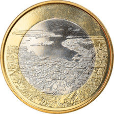 Finland, 5 Euro, Finnish National Landscapes Maritime Helsinki, 2018, Proof