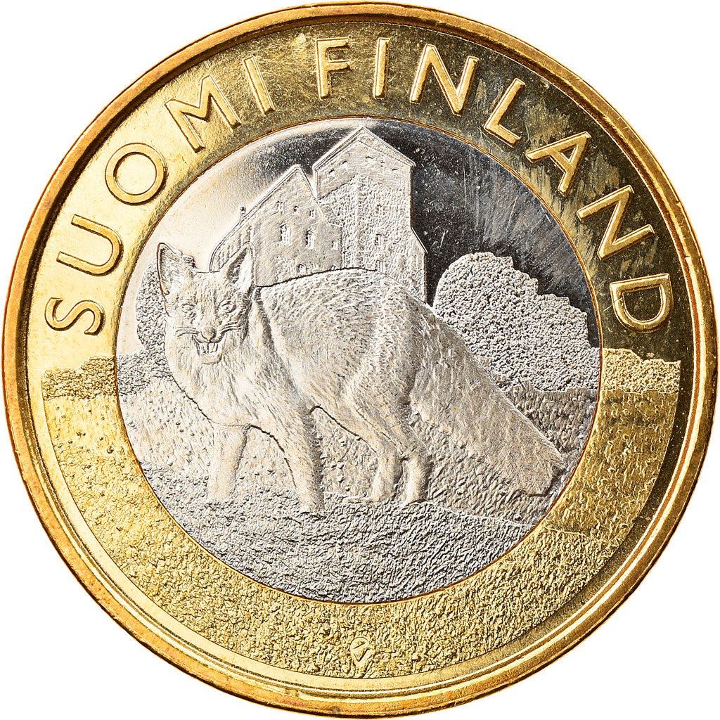 Finland, 5 Euro, Finland Proper, 2014, Proof, MS(65-70), Bi-Metallic