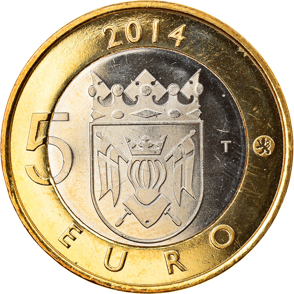 Finland, 5 Euro, Finland Proper, 2014, Proof, MS(65-70), Bi-Metallic