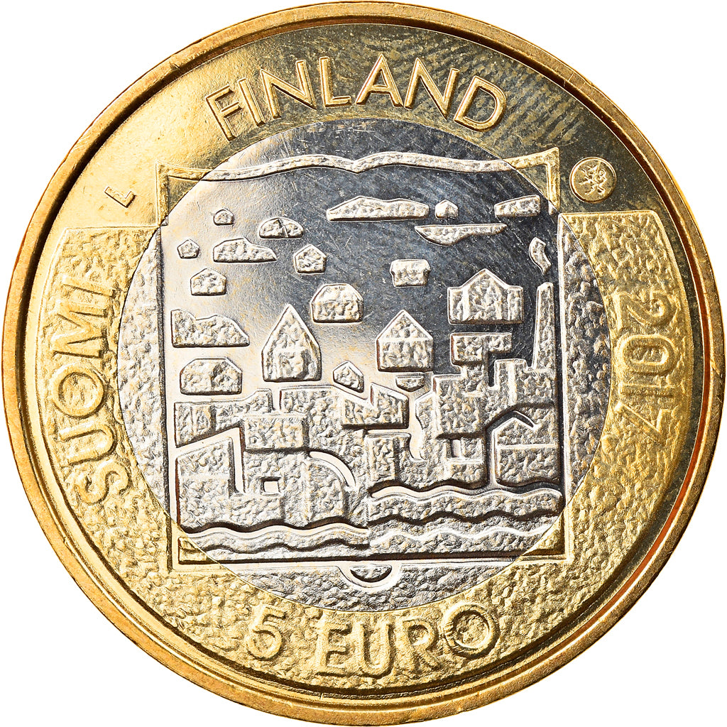 Finland, 5 Euro, Urho Kaleva Kekkonen, 2017, Proof, MS(65-70), Bi-Metallic
