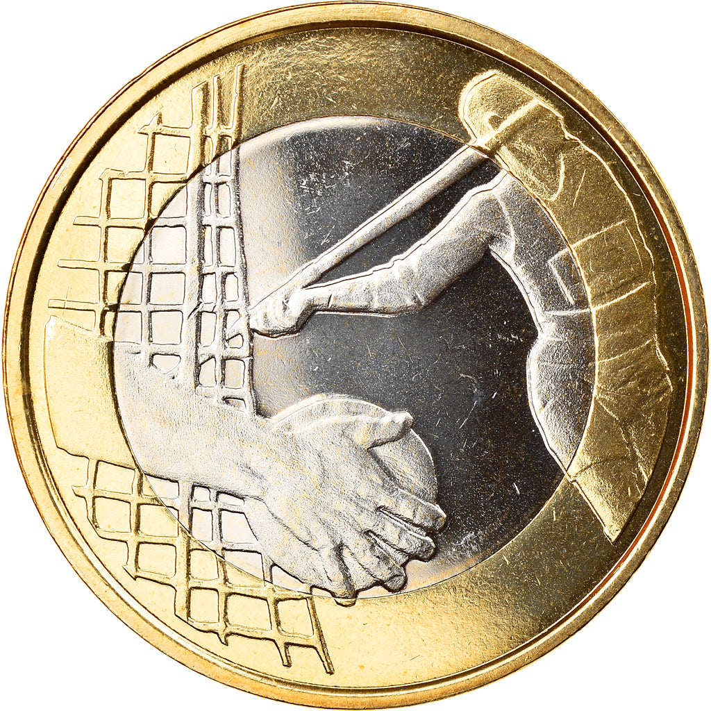 Finland, 5 Euro, Athletics, 2016, Proof, MS(65-70), Bi-Metallic