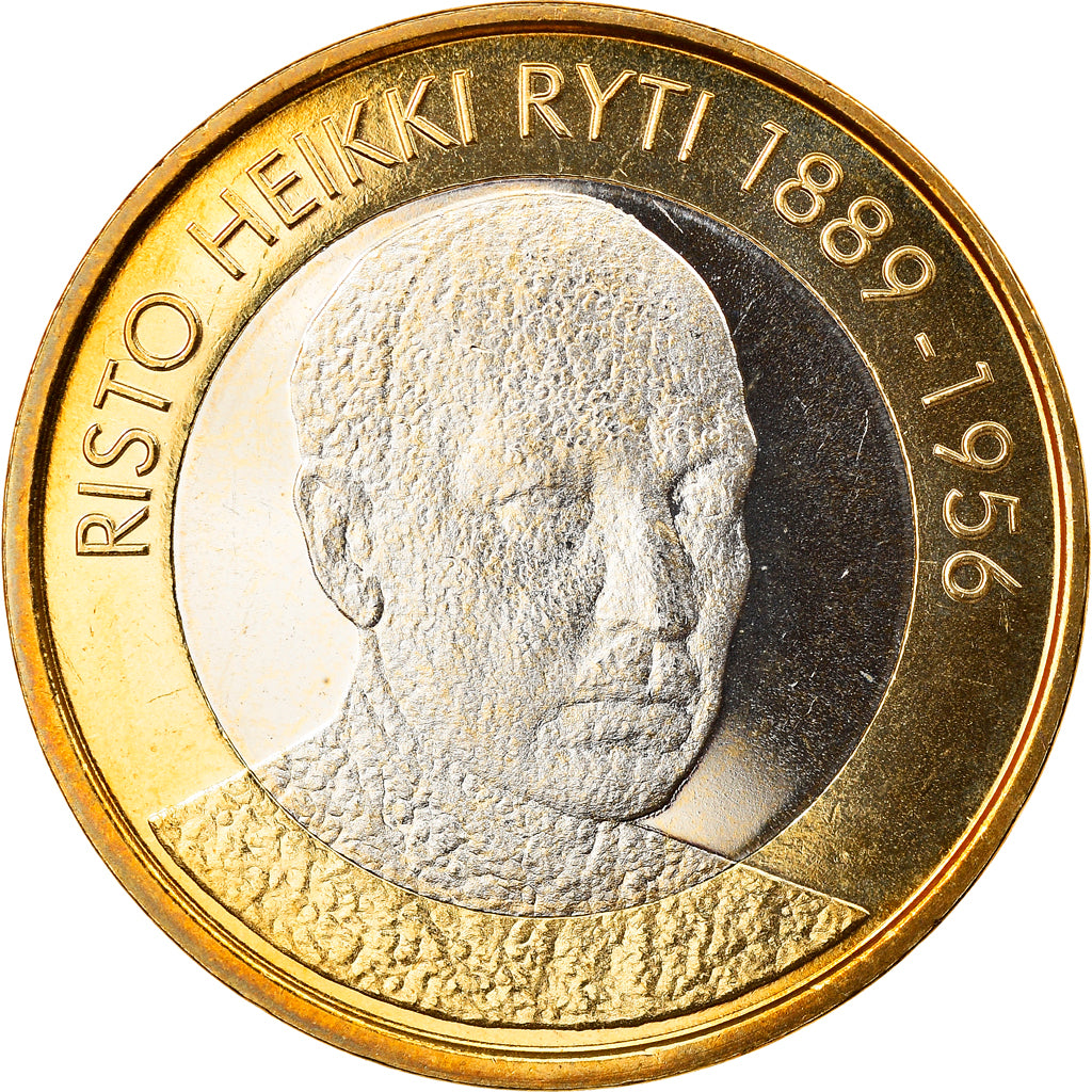 Finlândia, 5 Euro, Presidents of Finland: Risto Heikki Ryti, 2017, Proof