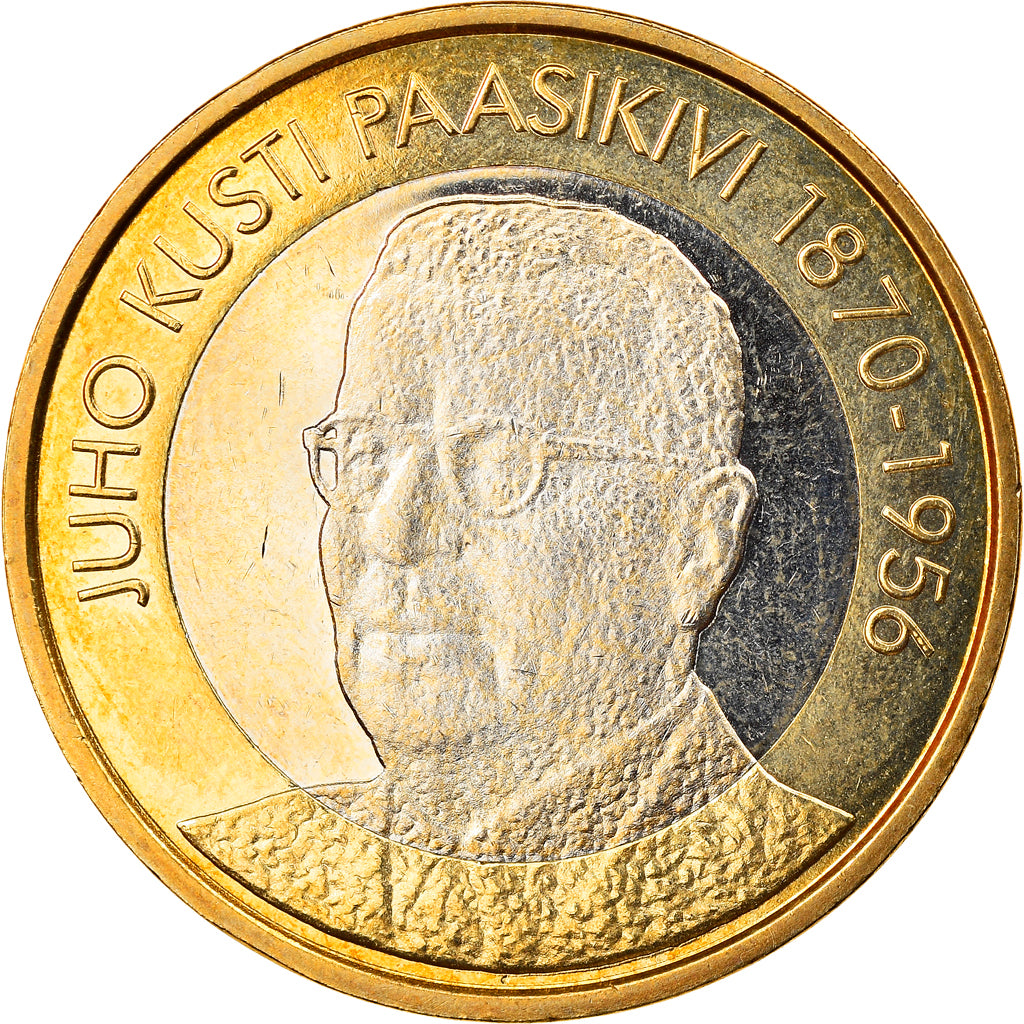 Finland, 5 Euro, Carl Gustaf Emil MANNERHEIM, 2017, Proof, MS(65-70)
