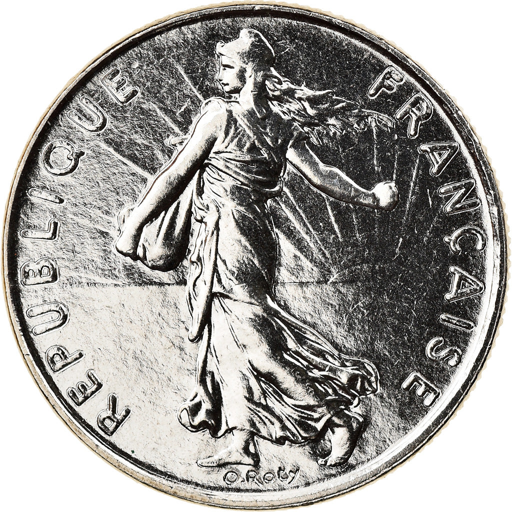 Coin, France, Semeuse, 1/2 Franc, 1998, Proof, MS(65-70), Nickel, KM:931.2