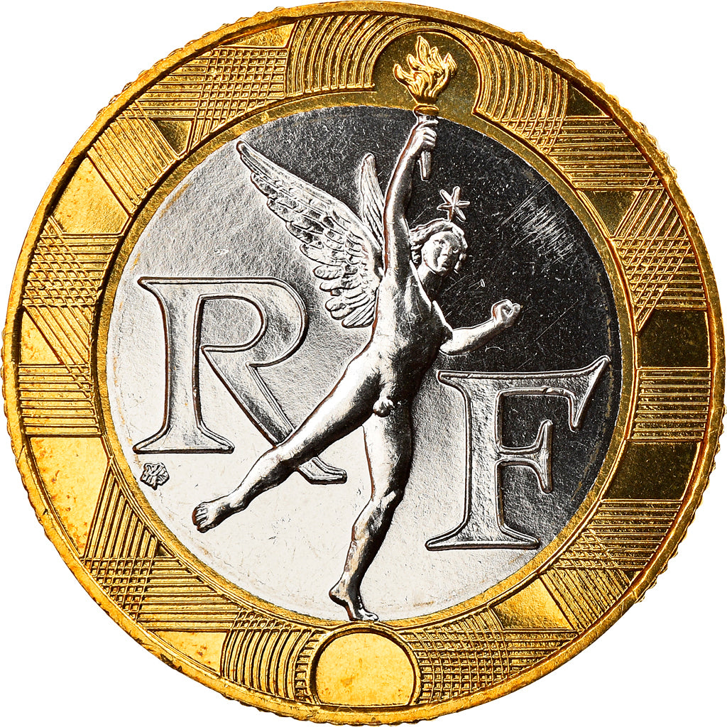 Coin, France, Génie, 10 Francs, 1998, Proof, MS(65-70), Aluminum-Bronze