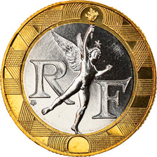 Coin, France, Génie, 10 Francs, 1998, Proof, MS(65-70), Aluminum-Bronze