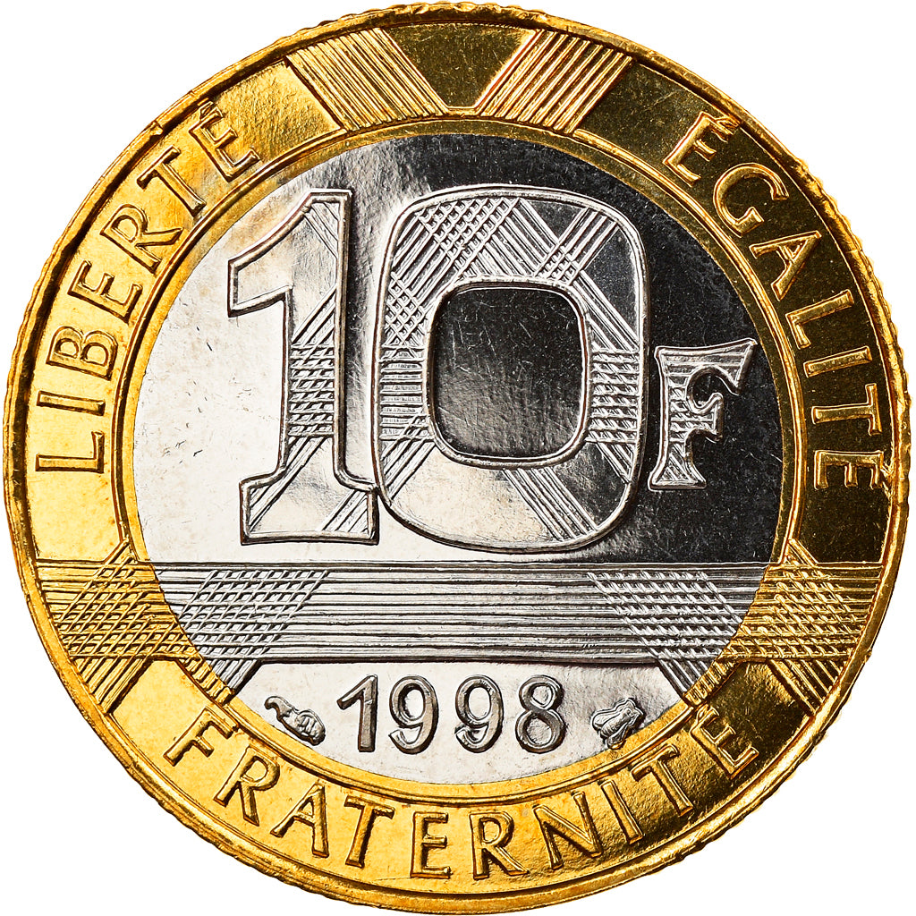 Coin, France, Génie, 10 Francs, 1998, Proof, MS(65-70), Aluminum-Bronze