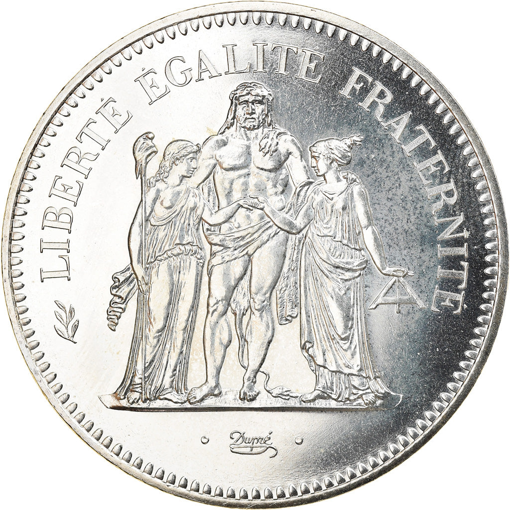 Coin, France, Hercule, 50 Francs, 1974, Paris, FDC, MS(65-70), Silver, KM:941.1