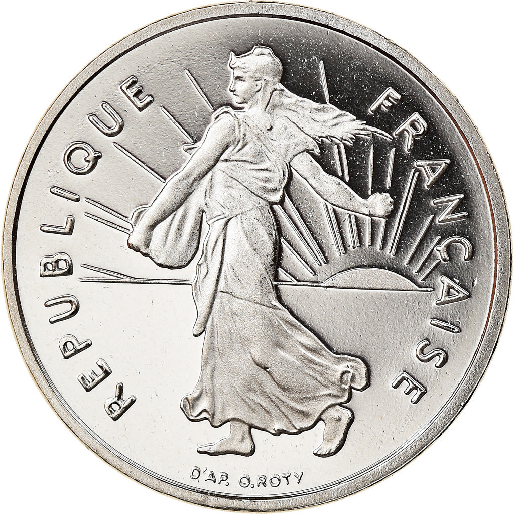 Moneta, Francia, Semeuse, 1/2 Franc, 2001, Proof, FDC, Nichel, KM:931.2