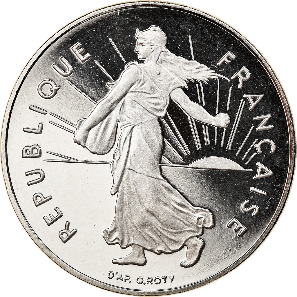 Monnaie, France, Semeuse, Franc, 2001, Proof, FDC, Nickel, KM:925.2