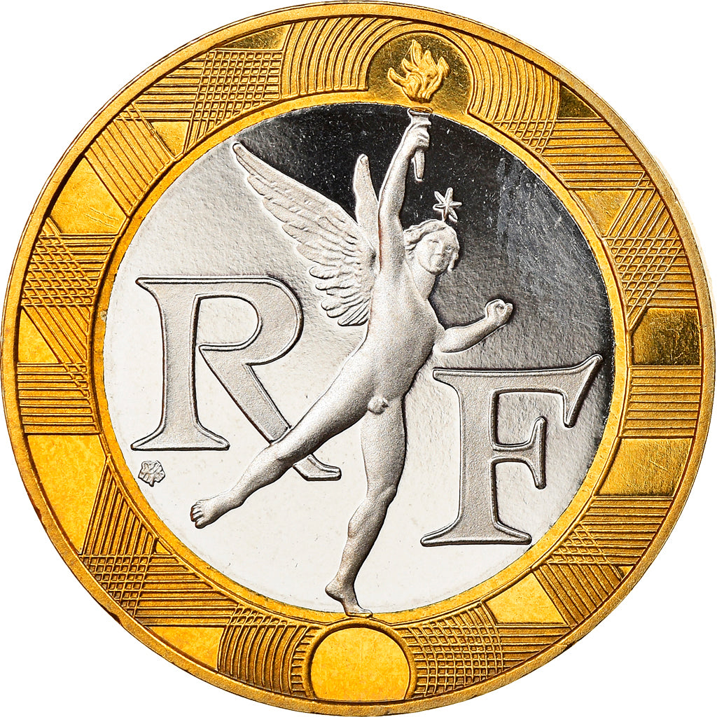 Coin, France, Génie, 10 Francs, 2001, Proof, MS(65-70), Aluminum-Bronze