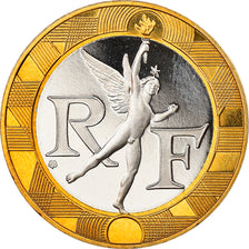 Coin, France, Génie, 10 Francs, 2001, Proof, MS(65-70), Aluminum-Bronze