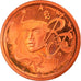 Monnaie, France, 2 Euro Cent, 2001, Paris, Proof, FDC, Copper Plated Steel