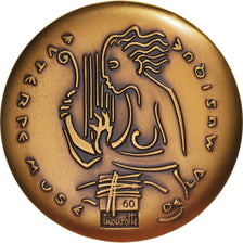 France, Medal, Musique, Ville de Thourotte, Oise, Pichard, MS(65-70), Bronze