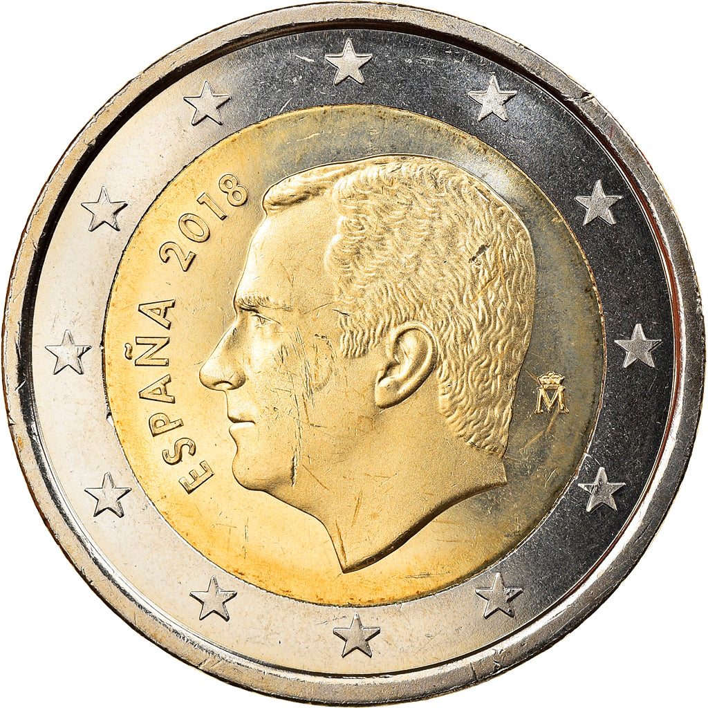 España, 2 Euro, 2018, FDC, Bimetálico