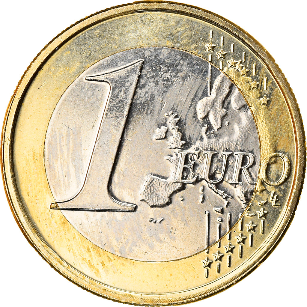 Lussemburgo, 1 Euro, 2nd map, 2019, SPL+, Bi-metallico