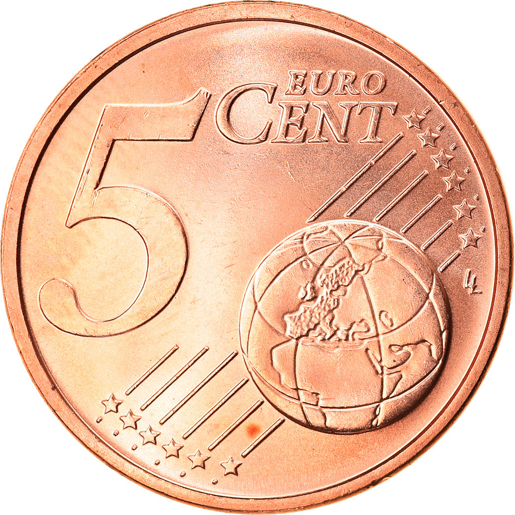 Lithuania, 5 Euro Cent, 2015, MS(64), Copper Plated Steel