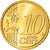 Lithuania, 10 Euro Cent, 2015, MS(64), Nordic gold