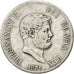 Italie, Naples & Sicile, Ferdinand II, 120 Grana, 1856, KM 370
