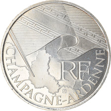 France, 10 Euro, Champagne-Ardenne, 2010, Paris, SPL+, Argent, KM:1651