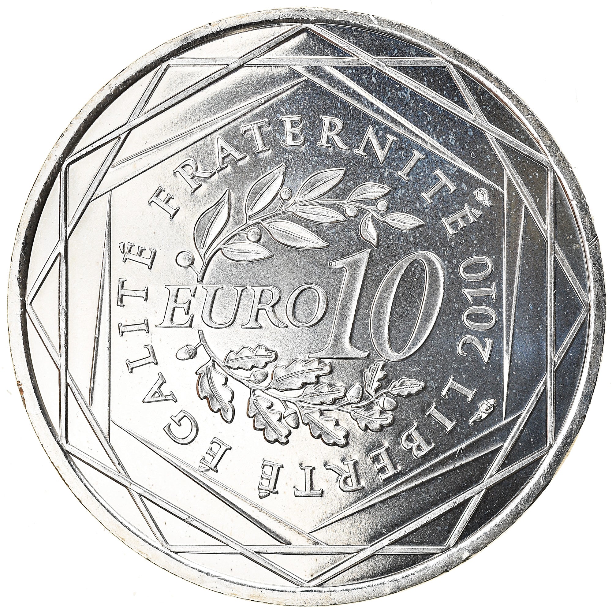 France, 10 Euro, Champagne-Ardenne, 2010, Paris, SPL+, Argent, KM:1651