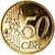 Nederland, 50 Centimes, Reine Beatrix, 1999, golden, UNC-, Nordic gold