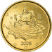 Italy, 50 Centimes, Equestrian Statue of Marcus Aurelius, 2006, golden, MS(63)