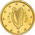 Irlandia, 1 Centime, Celtic harp, 2009, golden, MS(63), Miedź platerowana