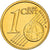 Ierland, 1 Centime, Celtic harp, 2009, golden, UNC-, Copper Plated Steel